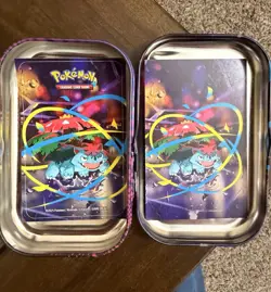 Pokemon TCG Mega Heroes Mini Tin Mega Venusaur Collectible Box - EMPTY - Image 3