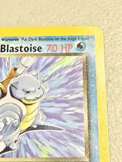 Pokemon TCG Dark Blastoise 20/82 Rare Non-Holo Light Play - Image 3