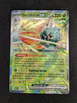 Decidueye EX 015/197 - Double Rare - OBF - Pokemon - English - NM - Image 1