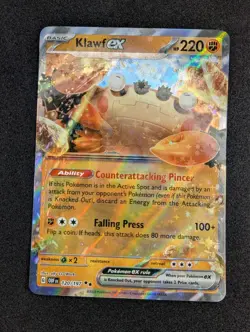 Klawf EX 120/197 - Double Rare - OBF - Pokemon - English - NM - Image 1