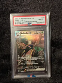 Sinistcha EX 210/167 Twilight Masquerade Special Illustration Pokemon TCG Psa 10 - Image 1