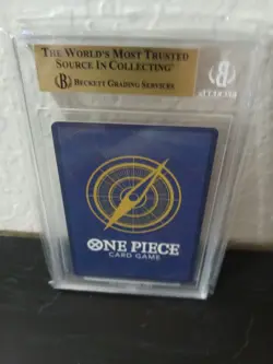 One Piece Monkey D Luffy Manga OP11-118 Beckett 9.5 English Edition - Image 4