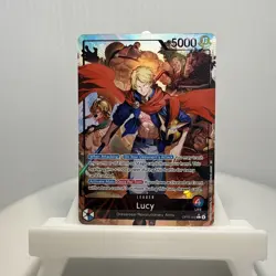 One Piece TCG OP15 Red/Blue Lucy Leader Alt Art English Near Mint - Image 1