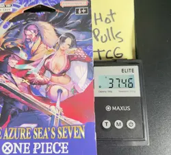 One Piece OP14 The Azure Seas Seven Sleeved Booster Pack - Image 1