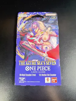 One Piece OP14 The Azure Seas Seven Sleeved Booster Pack - Image 2