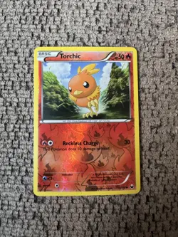 2012 Pokemon Dark Explorers 14/108 Torchic Reverse Holo NM Rare Card collection - Image 1