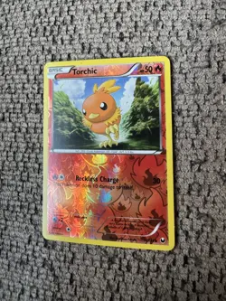 2012 Pokemon Dark Explorers 14/108 Torchic Reverse Holo NM Rare Card collection - Image 2