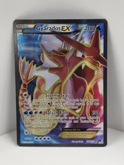 Gyarados EX 114/122 XY Breakpoint Full Art Ultra Rare Holo Pokemon Card Lp/nm - Image 1