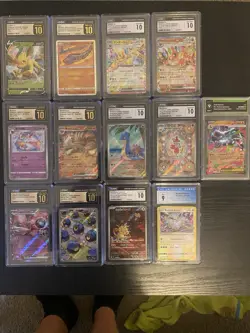 13 Slabs - Pokemon- TCG Trading Cards - CGC Graded - Image 1