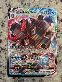 OVERSIZED JUMBO Pokemon Card Blastoise VMAX SWSH103 Promo Lightly Played - Image 2