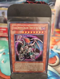 Yu-Gi-Oh! TCG Chaos Emperor Dragon Envoy of The End IOC-000 Secret Rare Card NM - Image 1