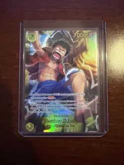 One Piece CCG Monkey.D.Luffy OP15-119 Foil Rush Character Card - Image 1