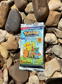 SEALED Pokemon Advanced Action Cards Pack 2004 - Image 1