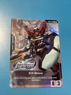 EX BASE EXBP-010 Gundam Card Game TCG Gqux PROMO - Image 1