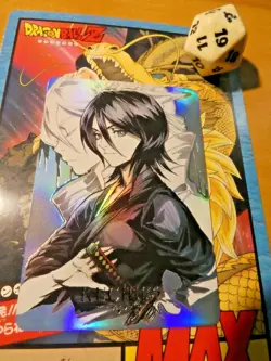 BLEACH ACG ANIME CARD AG1 PRISM HOLO MIRROR SILVER CARTE 45 KUCHIKI M - Image 1