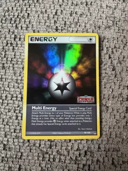 2007 Pokemon EX Power keepers #89 Multi Energy Reverse Holo LP Rare Card STAMPED - Image 1