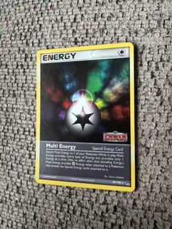 2007 Pokemon EX Power keepers #89 Multi Energy Reverse Holo LP Rare Card STAMPED - Image 3