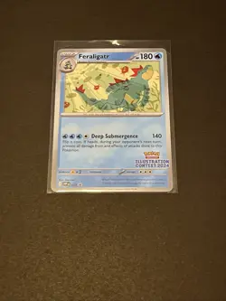 Feraligatr - 213 (Illustration Contest 2024 Scarlet & Violet Promo Cards Regular - Image 1