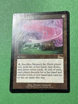 ***Memory Jar*** MTG: Magic the gathering, Urza's Legacy -Moderate Play- (MP) - Image 2