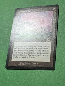 ***Memory Jar*** MTG: Magic the gathering, Urza's Legacy -Moderate Play- (MP) - Image 3