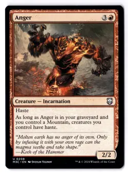 Anger NM* Modern Horizons 3 Commander ENGLISH 0208 mtg -UnltdCards - Image 1