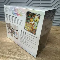 Pokemon Prismatic Evolutions ETB Sealed W/ Tear in plastic: Read Descrip/See Pic - Image 2