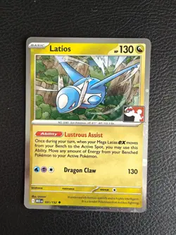 Pokemon TCG - Latios 101/132 Play Stamped Prize Pack Series 8 Cosmos Holo - Image 1