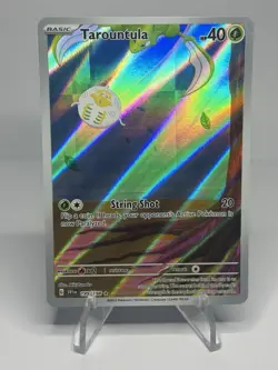 Pokemon TCG Tarountula Illustration Rare Card Scarlet & Violet Base Set 199/198 - Image 1