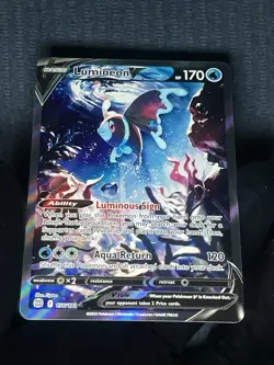 Pokemon TCG Lumineon V 156/172 brilliant stars Holo (LP) Ultra Rare Card - Image 1