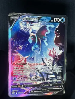 Pokemon TCG Lumineon V 156/172 brilliant stars Holo (LP) Ultra Rare Card - Image 2