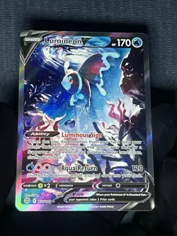 Pokemon TCG Lumineon V 156/172 brilliant stars Holo (LP) Ultra Rare Card - Image 3