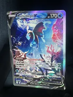 Pokemon TCG Lumineon V 156/172 brilliant stars Holo (LP) Ultra Rare Card - Image 4