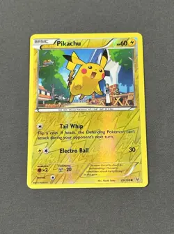 Pikachu Reverse Holo - 2015 Pokemon XY Roaring Skies 20/108 LP - Image 1