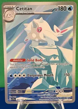 Pokemon TCG Cetitan 201/191 Surging Sparks Illustration Rare - Near Mint - Image 1