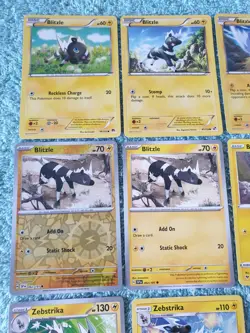 BLITZLE & ZEBSTRIKA BUNDLE OF POKEMON CARDS - Image 2