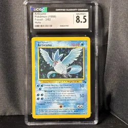 Articuno 2/62 Fossil Holo Unlimited Rare Vintage Pokemon CGC 8.5 - Image 1
