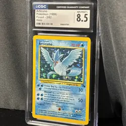 Articuno 2/62 Fossil Holo Unlimited Rare Vintage Pokemon CGC 8.5 - Image 2