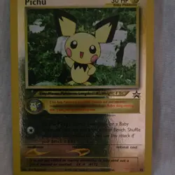 Pokemon TCG Pichu 35/53 Wotc Promo Reverse Holo 30HP English 2001 - Image 1