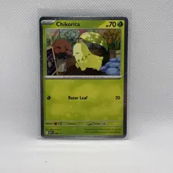 Chikorita MEP 069 - NM Pokemon Mega Evolution Perfect Order Holo Promo - Image 1