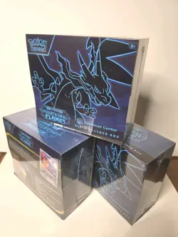 X3 Pokemon TCG Phantasmal Flames Pokemon Center ETB - Sealed. - Image 1