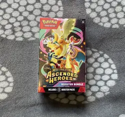 Pokemon TCG Ascended Heroes Booster Bundle (6 Packs) – Brand New Sealed ✅ - Image 1