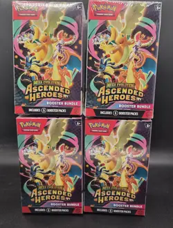 Pokemon Ascended Heroes Booster Bundles Lot of 4 - Image 1