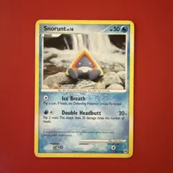 Pokemon Snorunt 75/99 Common Platinum Arceus Trading Card 2009 - Image 1