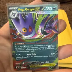 Mega Gengar EX 125/217 Ascended Heroes Pokemon Double Rare - Image 1