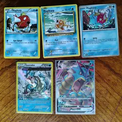 Pokemon - Magikarp & Gyarados Lot of 5 (Ancient Origins Holo!) - Image 1