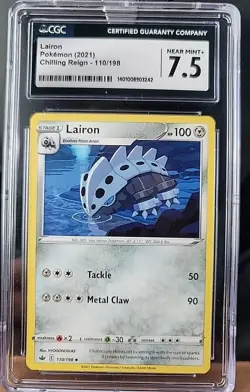 Pokemon TCG Lairon Sword & Shield - Chilling Reign 110/198 Regular -CGC 7.5- - Image 1