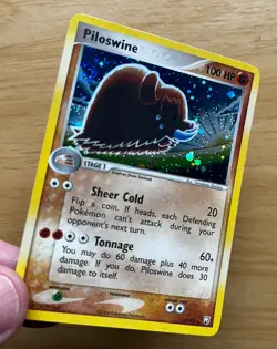 Pokemon TCG PILOSWINE 13/109 HoloFoil Ex Team Rocket Returns (2004). NM/M - Image 3