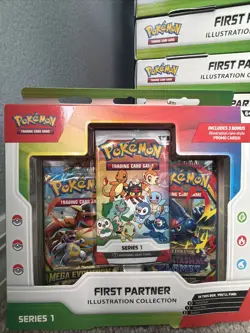 Pokemon TCG First Partner Illustration Collection Series 1 New Sealed - Image 1