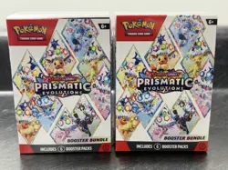 Pokemon TCG Prismatic Evolutions Booster Bundle Factory Sealed New Lot Of 2! - Image 1