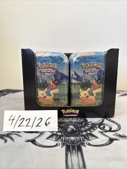 Pokemon Ascended Hero’s Mini Tin Display 10x Tin sealed Two Of Each Pokemon - Image 1